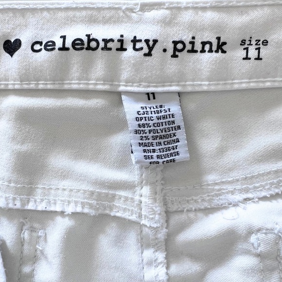 CELEBRITY optic white jeans- size: 11 - Picture 5 of 7
